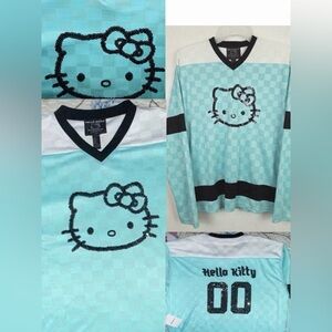 ‼️PRICE DROP‼️ Hello Kitty x Forever 21 Teal 50th Anniversary Jersey Style XXL